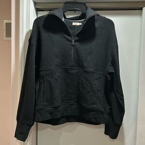 Faherty quarter zip sweater gray - super soft organic cotton men’s medium